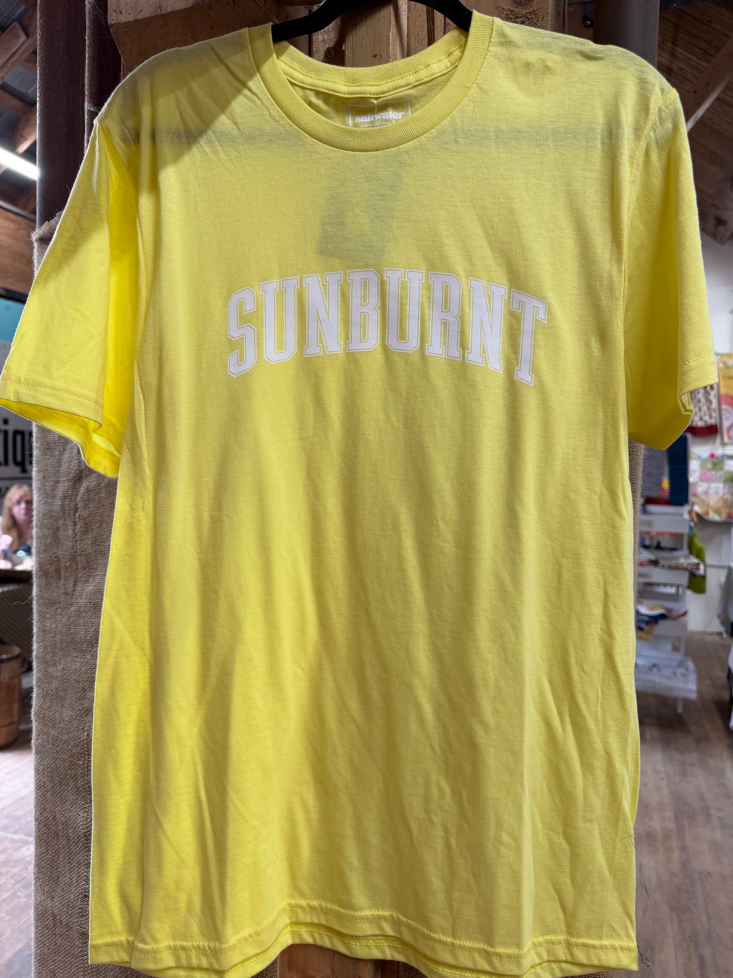 Yellow Sunburnt Tee