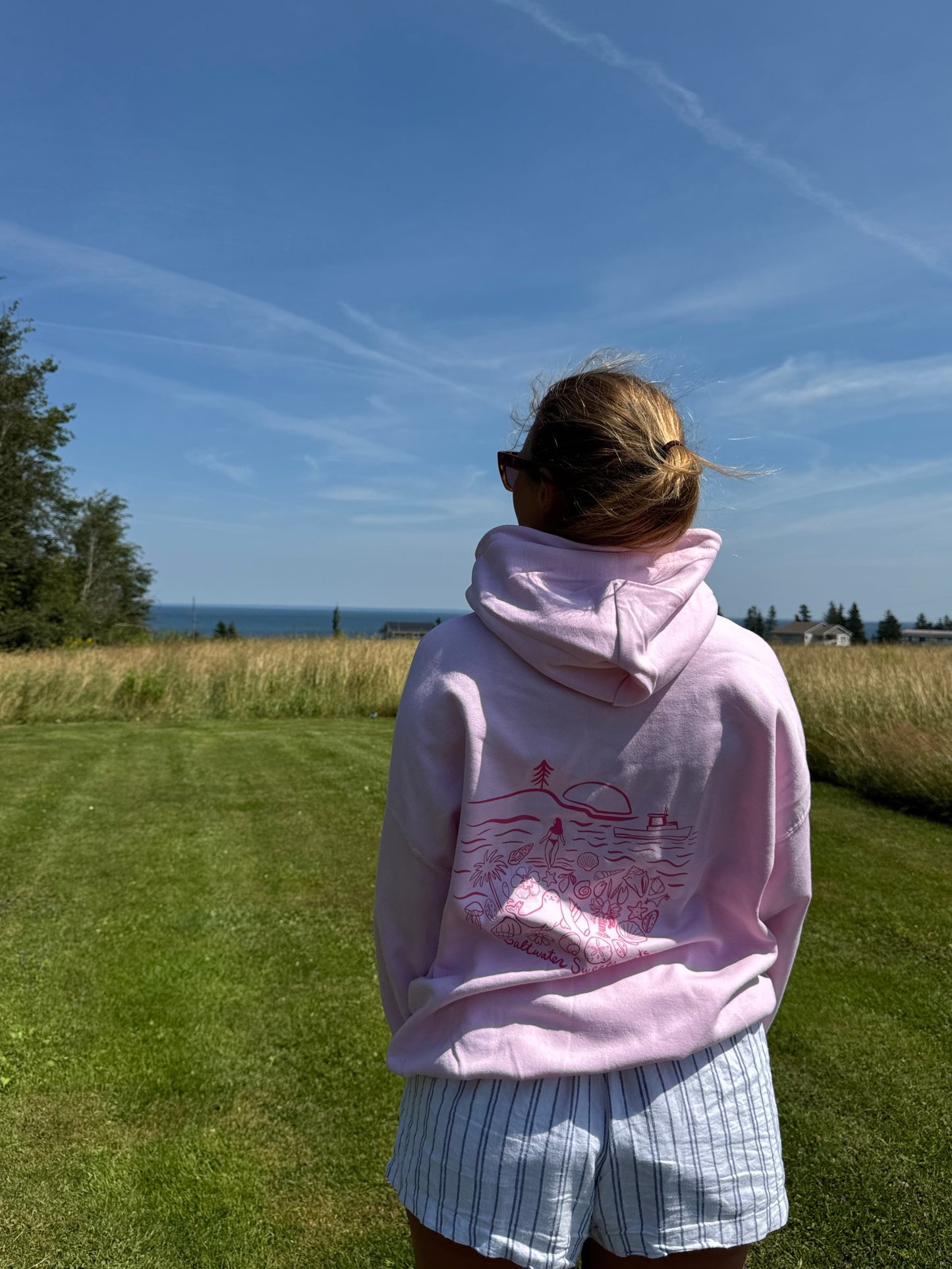 Ocean Life Hoodie PINK
