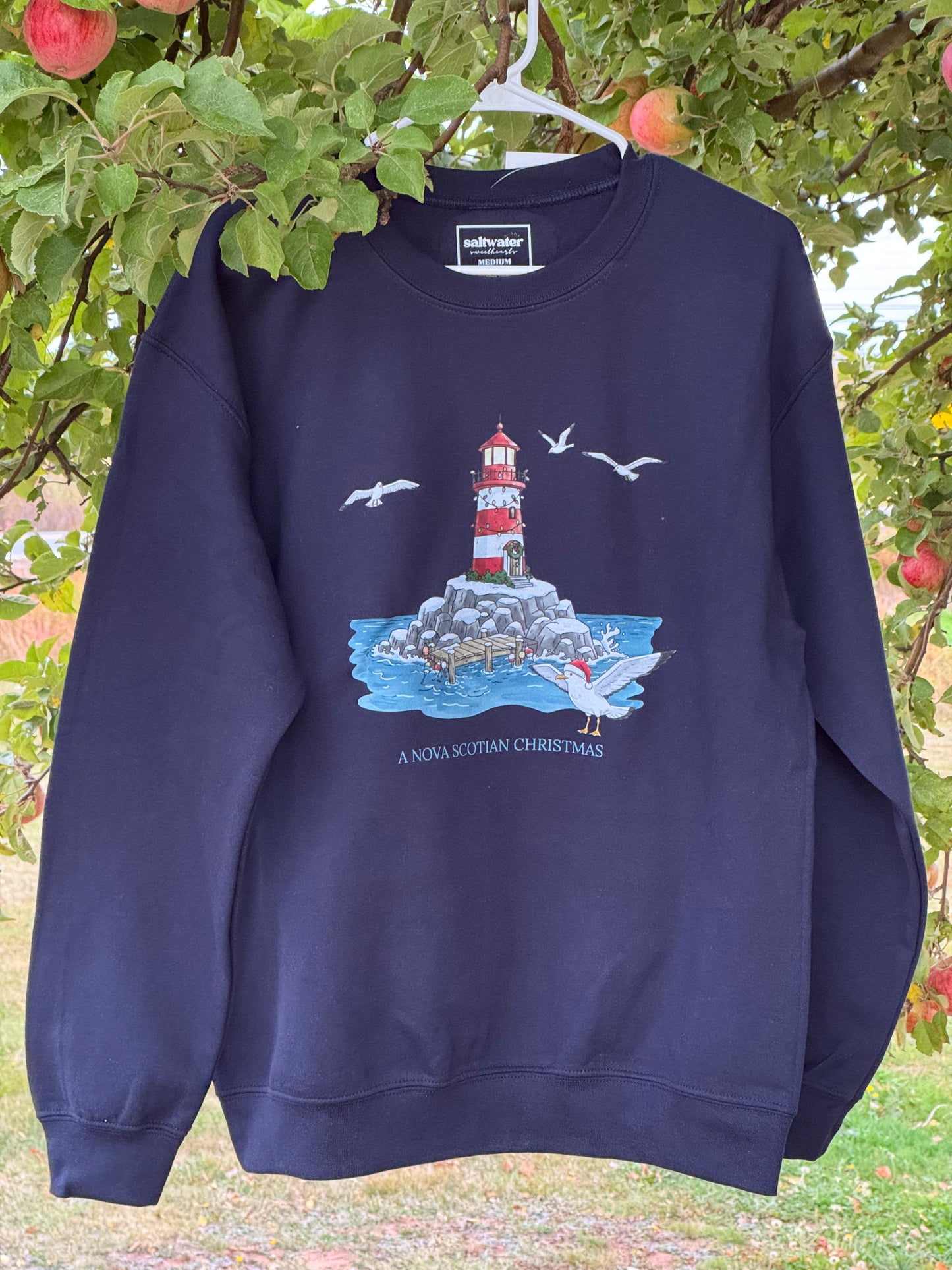 “A Nova Scotian Christmas” Crewneck (navy)