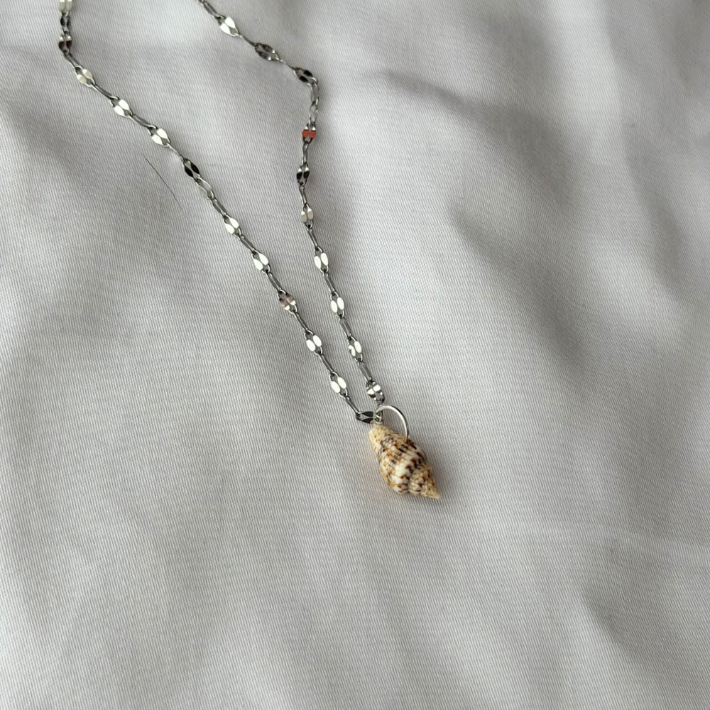 Sterling Silver Dainty Seashell Anklet