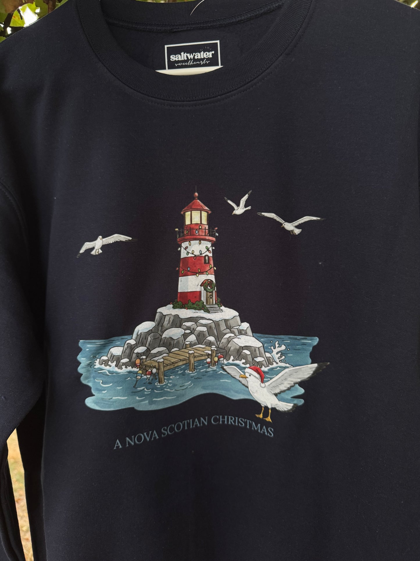 “A Nova Scotian Christmas” Crewneck (navy)