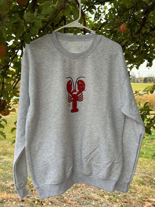 Santa Claws 🦞 Crewneck (grey)
