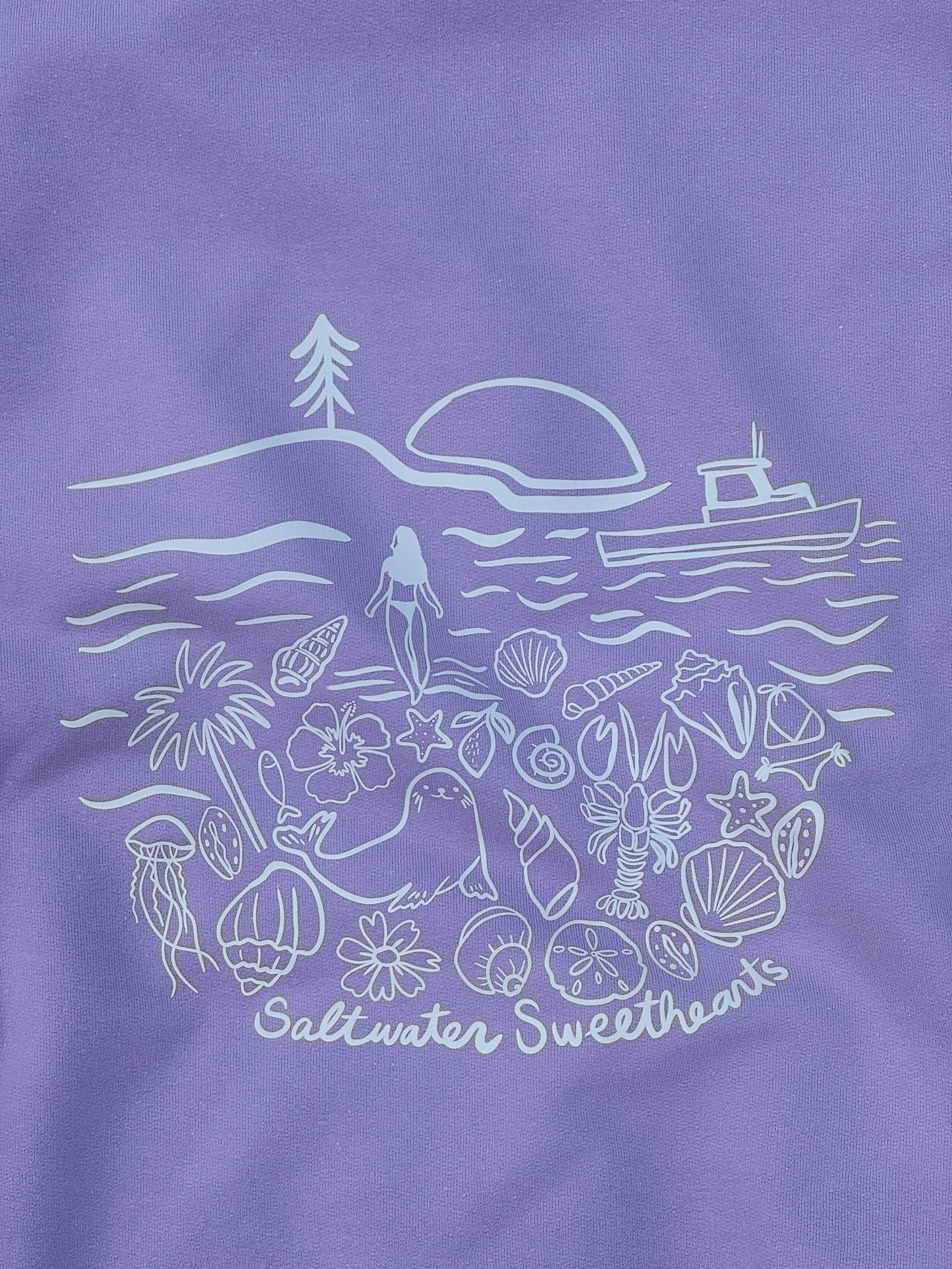 Ocean Life Hoodie PURPLE