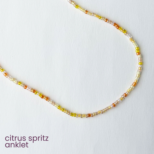 Citrus Spritz Anklet