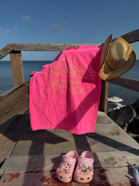 Sunset Swim Club Tee