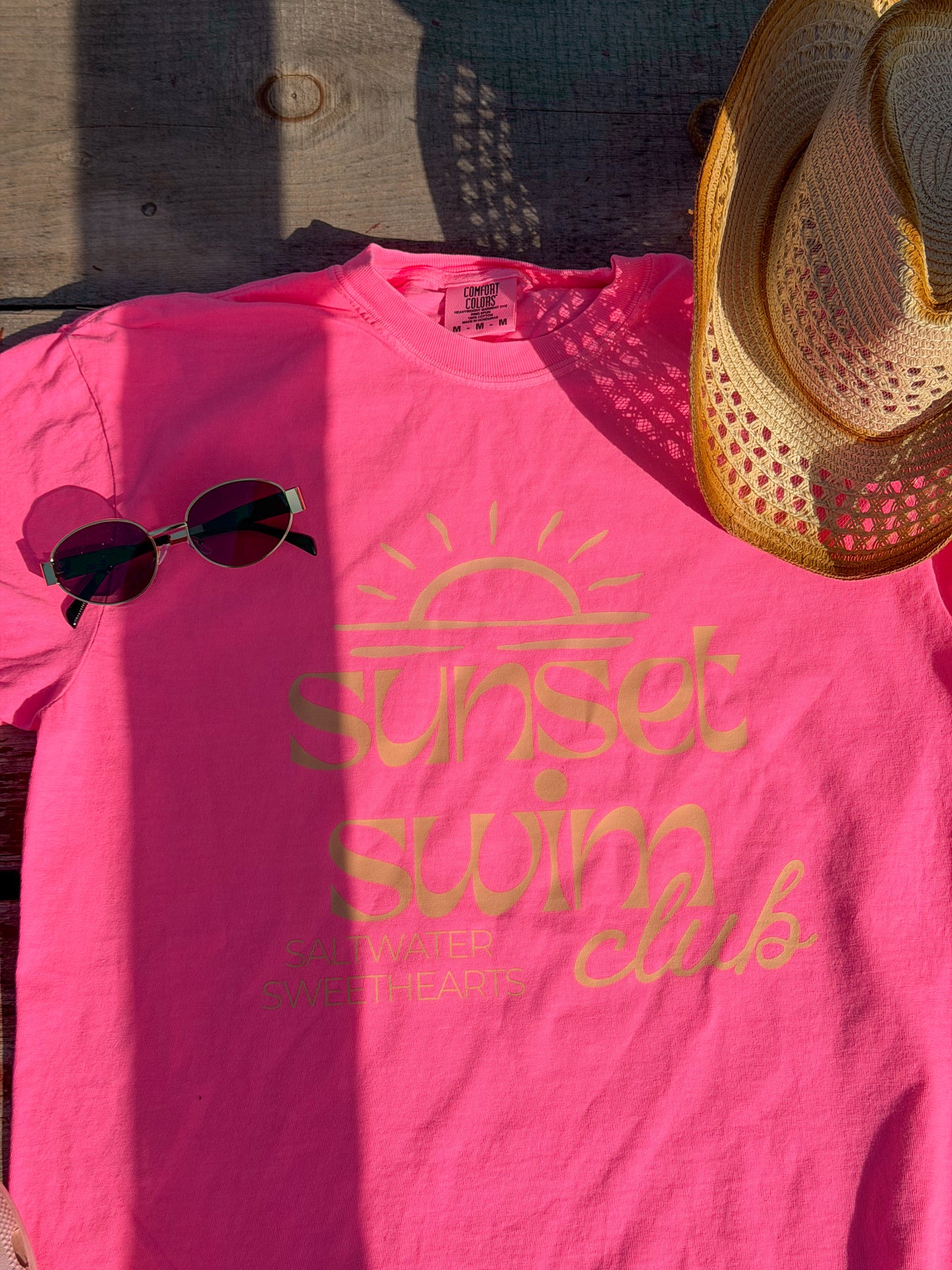 Sunset Swim Club Tee