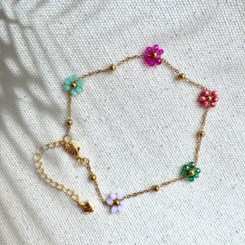 Flower Shop Anklet GOLD