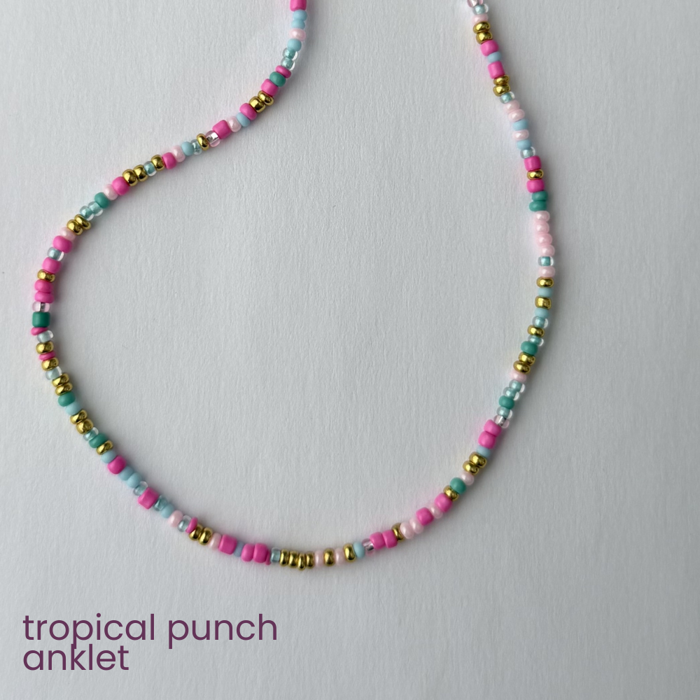 Tropical Punch Anklet