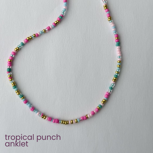 Tropical Punch Anklet