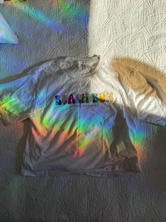 Saltwater sweethearts cropped tee size medium