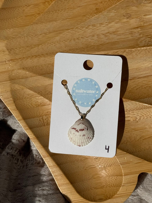 18in Gold Plated Seashell Necklace #4