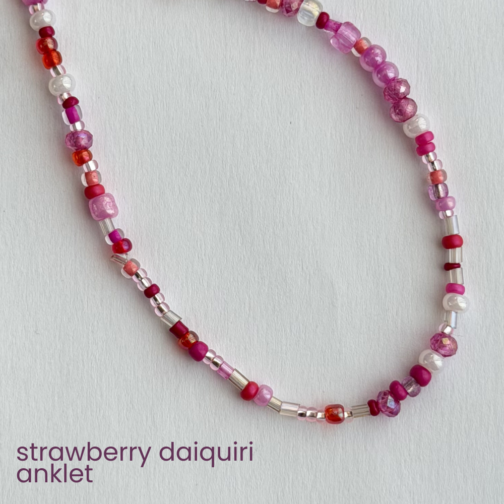 Strawberry Daiquiri Anklet
