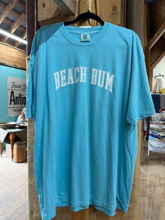 Beach Bum Turquoise Tee