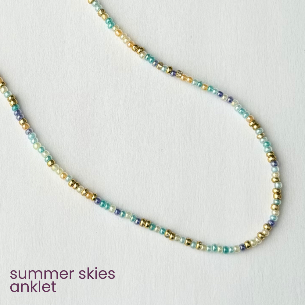 Summer Skies Anklet