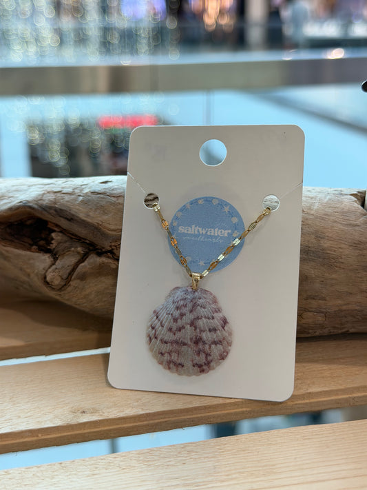 18in Gold Plated Seashell Necklace #3