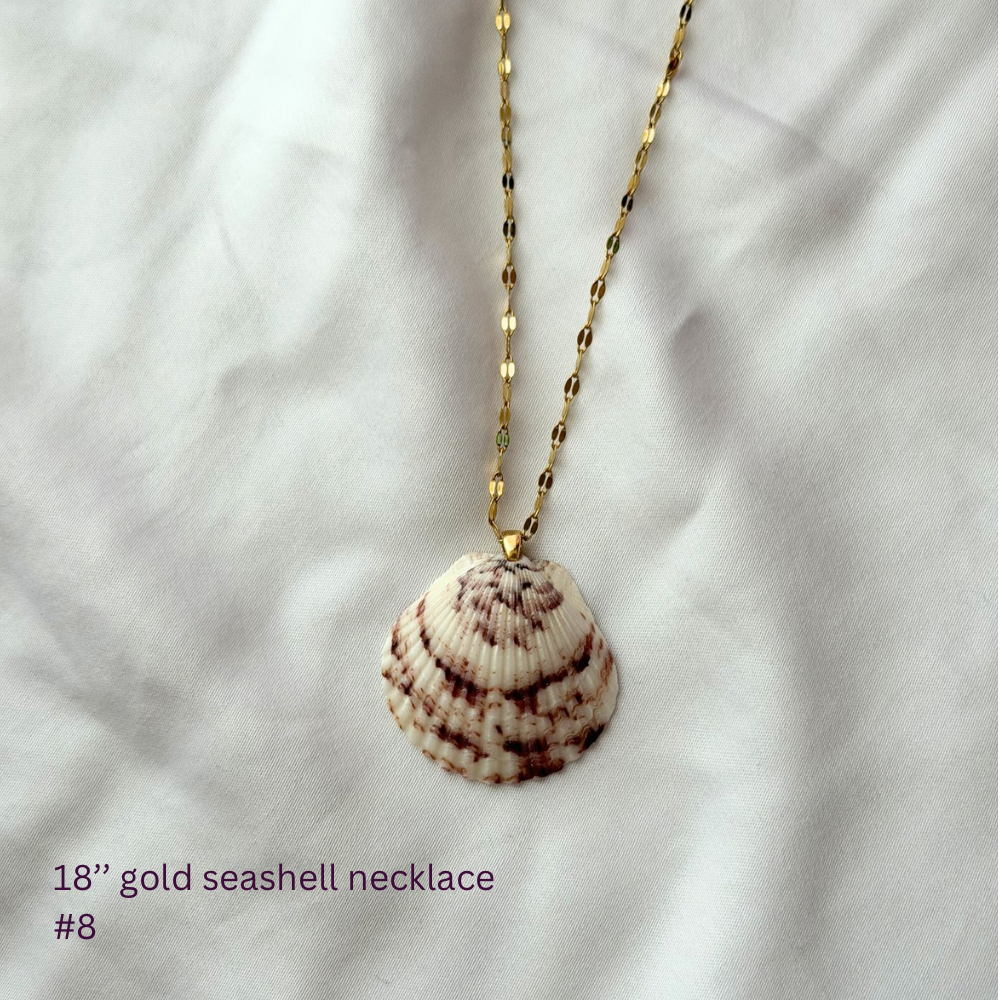 18in Gold Plated Seashell Necklace #8
