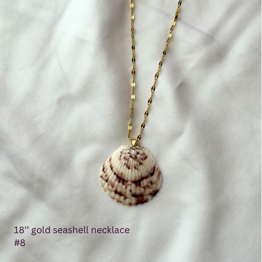 18in Gold Plated Seashell Necklace #8