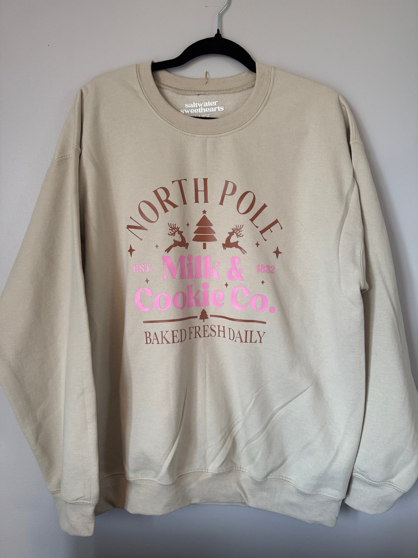 North Pole Milk and Cookie Co 🍪🥛Crewneck