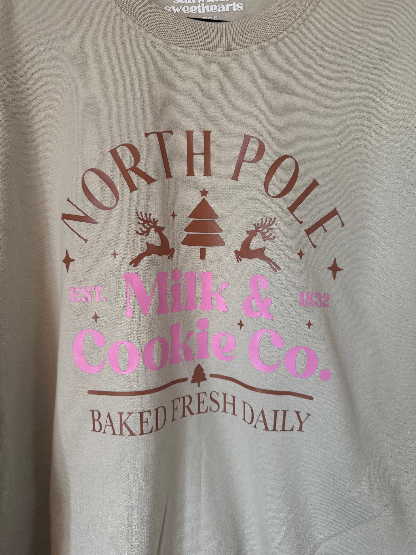 North Pole Milk and Cookie Co 🍪🥛Crewneck